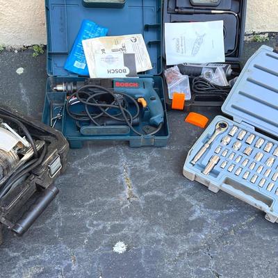 Circular Saw, Drill, Rotary Tool, Ratchet Set