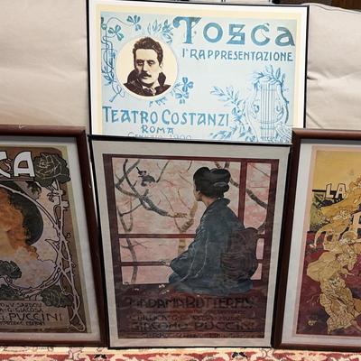 Puccini Opera Posters 
