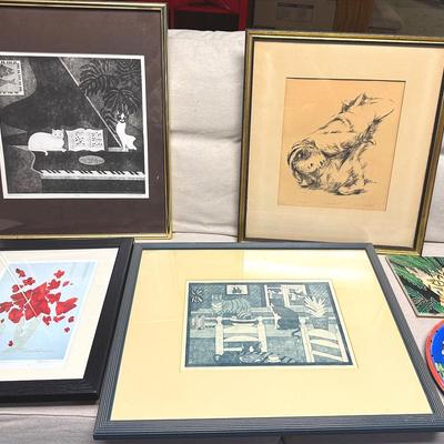 Art Featuring Cats Plus More 