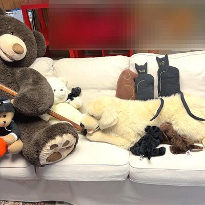 Stuffed animals! (ARE  Allowed On The Furniture)