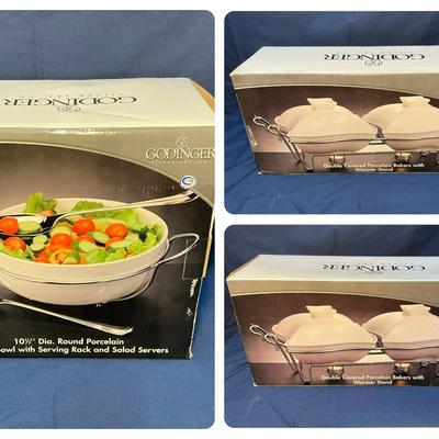 Godinger Porcelain Servingware 