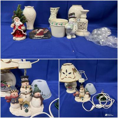 Assorted Lenox And Other Holiday Items