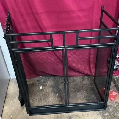New In Box Fireplace Screen And Tools 