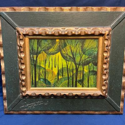 Signed Oil Painting (21.5 x 18.5)
