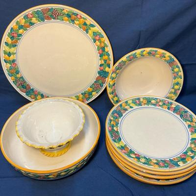 Nova Robbia Italy Dishes 