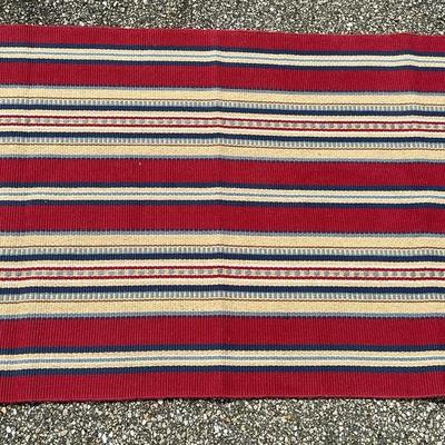 Pottery Barn American Stripe Cotton Mat