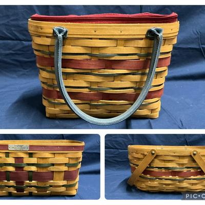 3 Longaberger Baskets - Wrap It Up, Boardwalk, Large Oval
