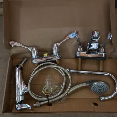 Moen Water Faucet  And Shower Head 