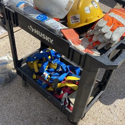 Husky Cart With Safety Items