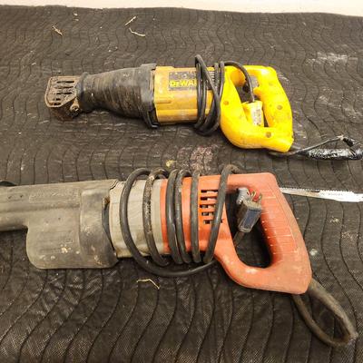 DeWalt and Milwaukee Reciprocating Saws