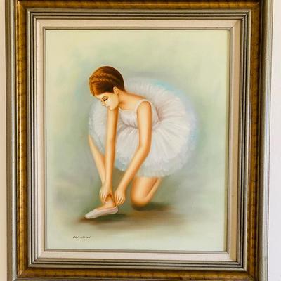 Ballerina Art By Don Larson (31” x 28”)