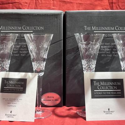 Waterford Millennium Happiness Flutes