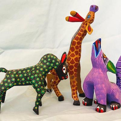 Alebrije Giraffe, Wolf & Horse