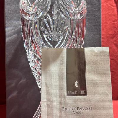 Waterford Crystal Birds of Paradise Vase