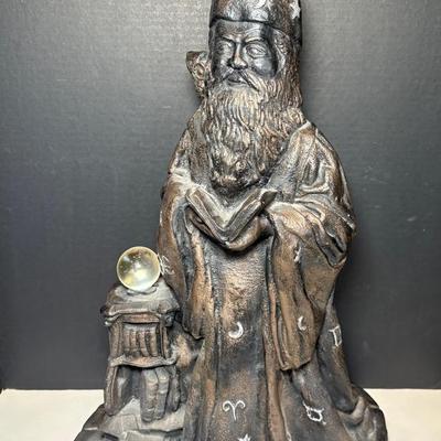 Large Merlin Wizard Statue