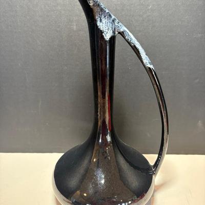 Mid-Century Van Briggle Black Ewer