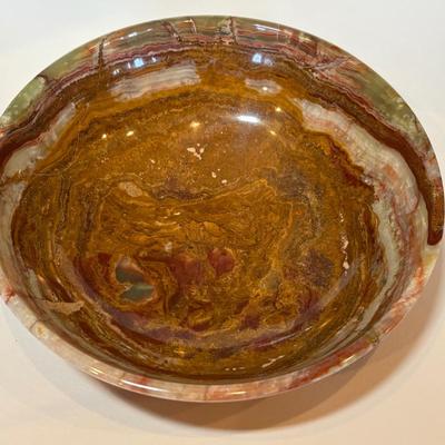 Banded Onyx Stone Bowl, Medium, From The Oar Cart In Estes Park 