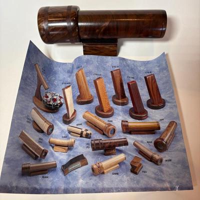 Parman Brothers Ltd Figured Walnut Kaleidoscope W/Stand 