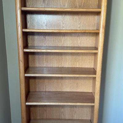 Tall Oak Bookshelf