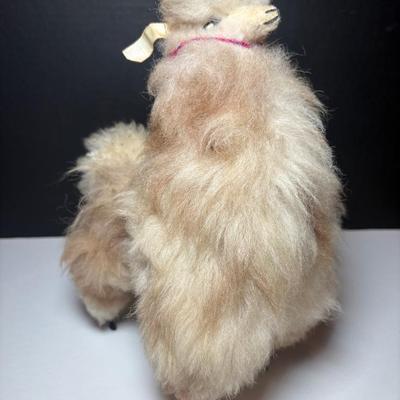 Small Furry Alpaca Figurine