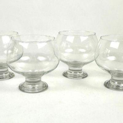 Set of 4 Large Globe Glasses