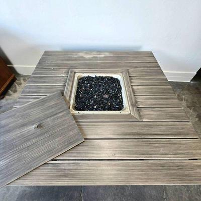 Aluminum Outdoor Fire Pit Table - Tested & Works, Propane Tank not included