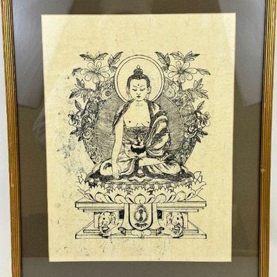 Framed Buddha Print