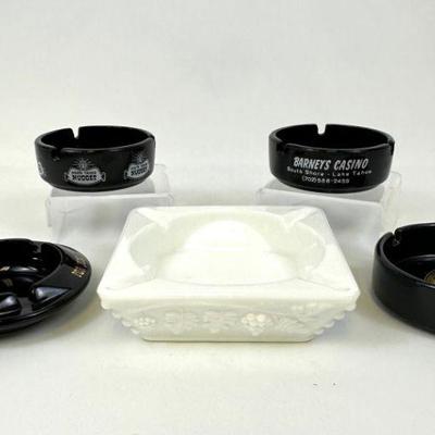 Vintage Collectible Ashtrays (Set of 5)