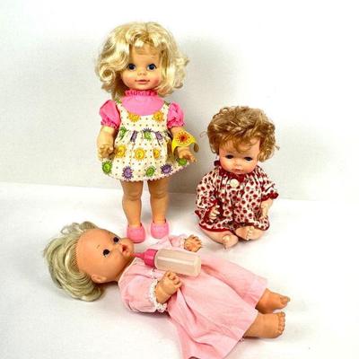 Vintage Mattel & Eegee 1960s Dolls - Set of 3