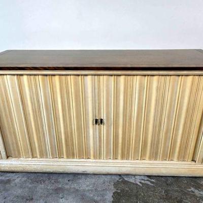 Mid Century Modern Wooden Console Cabinet