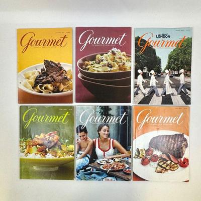 Vintage 2005 Gourmet Magazines January through October