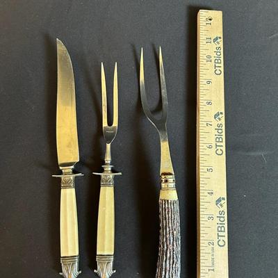 Danish Style Sterling Carving Set