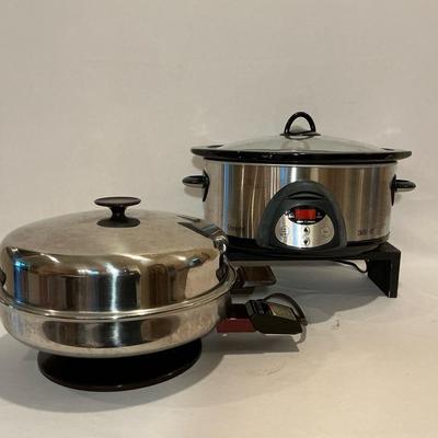 Crock Pot Brand Crock Pot And Sears Counter Craft Skillet