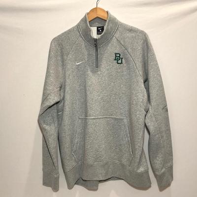 Large Nike Baylor University Pull Over Jacket 