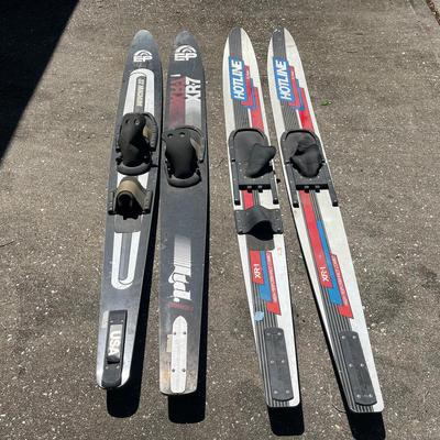 Two Sets Of Water Skis