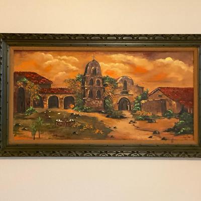 1968 Original Signed Jane Rice Oil Painting
