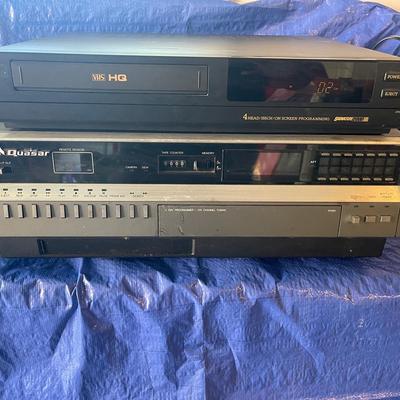 Classic VCR/VHS Players - Two Units 