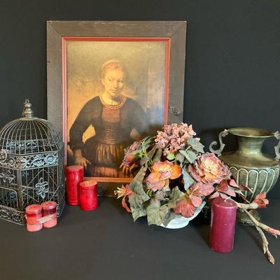 Rembrandt's Young Girl Print And Matching Decor