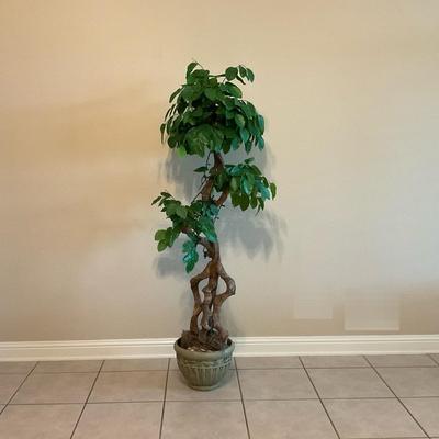 Faux Leafy Planters No.1