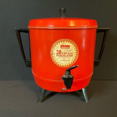 Chilton Aluminum Automatic Electric Buffet Percolator 