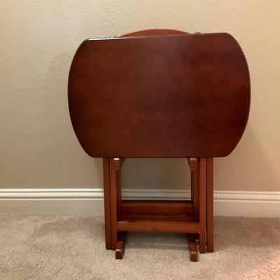 Set Of 4 Tv Trays 