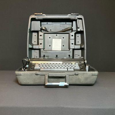 Vintage Sears Corrector Portable Electric Typewriter With Cord And Case