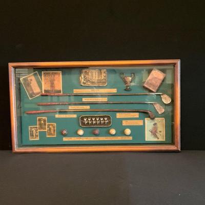 Bobby Jones “Golf”  Memorabilia Shadowbox