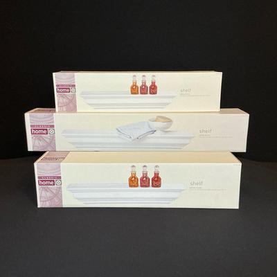 Three Brand New Classic Home Wall Shelves