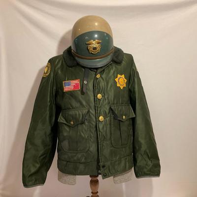 Police Motorcycle Helmet And Jacket