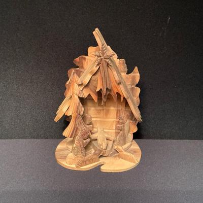Olive Wood Nativity Piece