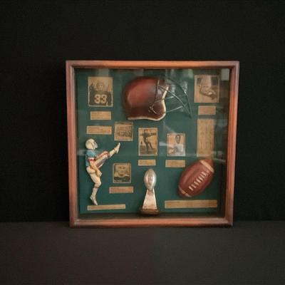 Football Memorabilia Shadowbox 