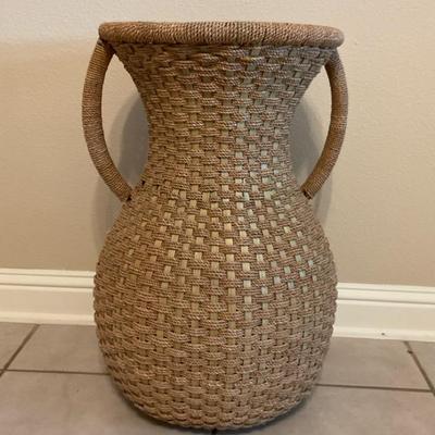 Double Handled Woven Urn