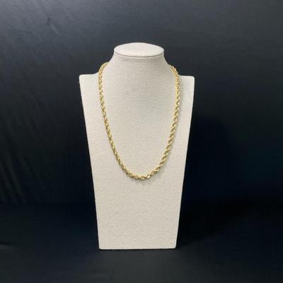 14K Gold Rope Chain