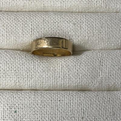 14K Gold Men’s Plain Band